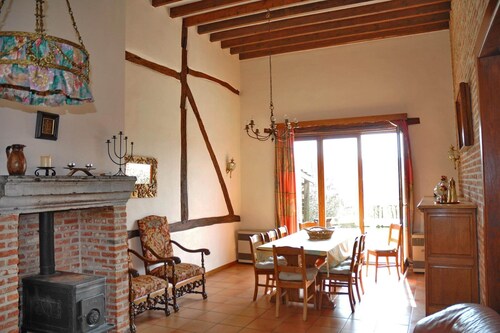 Farmhouse in Somme-Leuze with Private Sauna