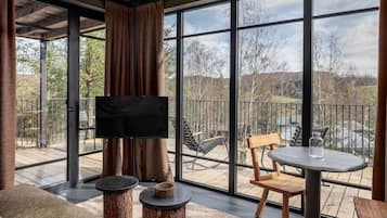 TV connectée, cheminée