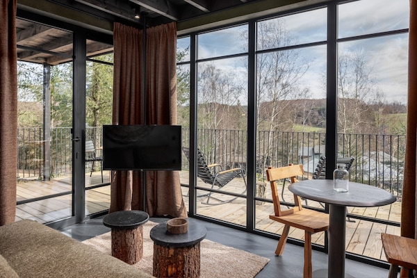 TV connectée, cheminée