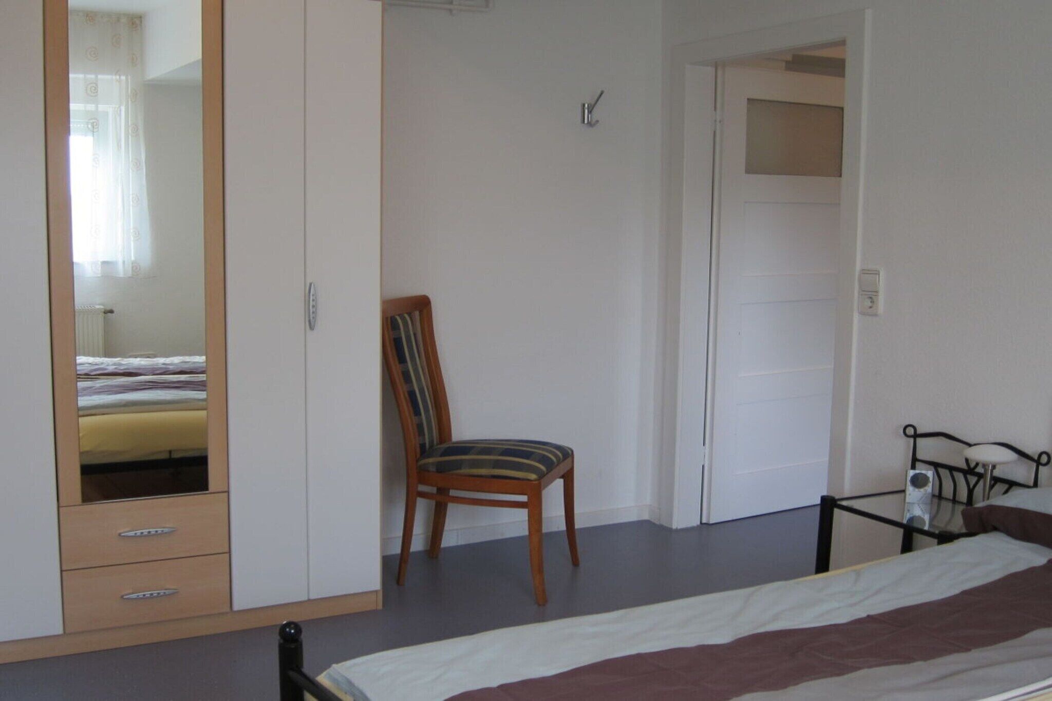 2 bedrooms, travel cot