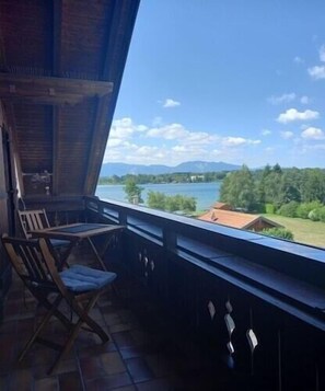 Terrace/patio - Holiday apartment Bräu (Riegsee)