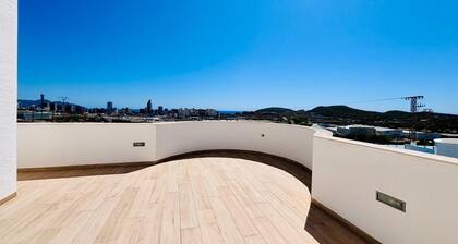 Villa in Finestrat privézwembad, zee- en bergzicht