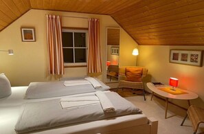 3 sovrum, strykjärn/strykbräda och sängkläder