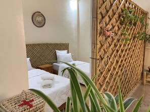 2 bedrooms, iron/ironing board, travel crib, WiFi