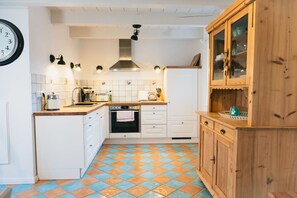 Fridge, oven, stovetop, dishwasher - Country house with garden near Greetsiel (Hinte)