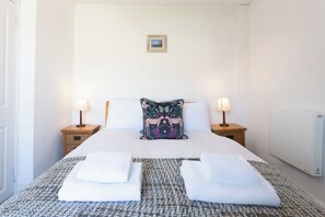 2 bedrooms, iron/ironing board, travel crib, WiFi