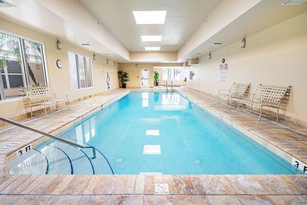 Indoor pool, a heated pool