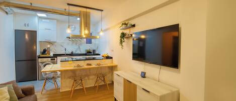 Premium-Apartment, 1 Schlafzimmer | Eigene Küche