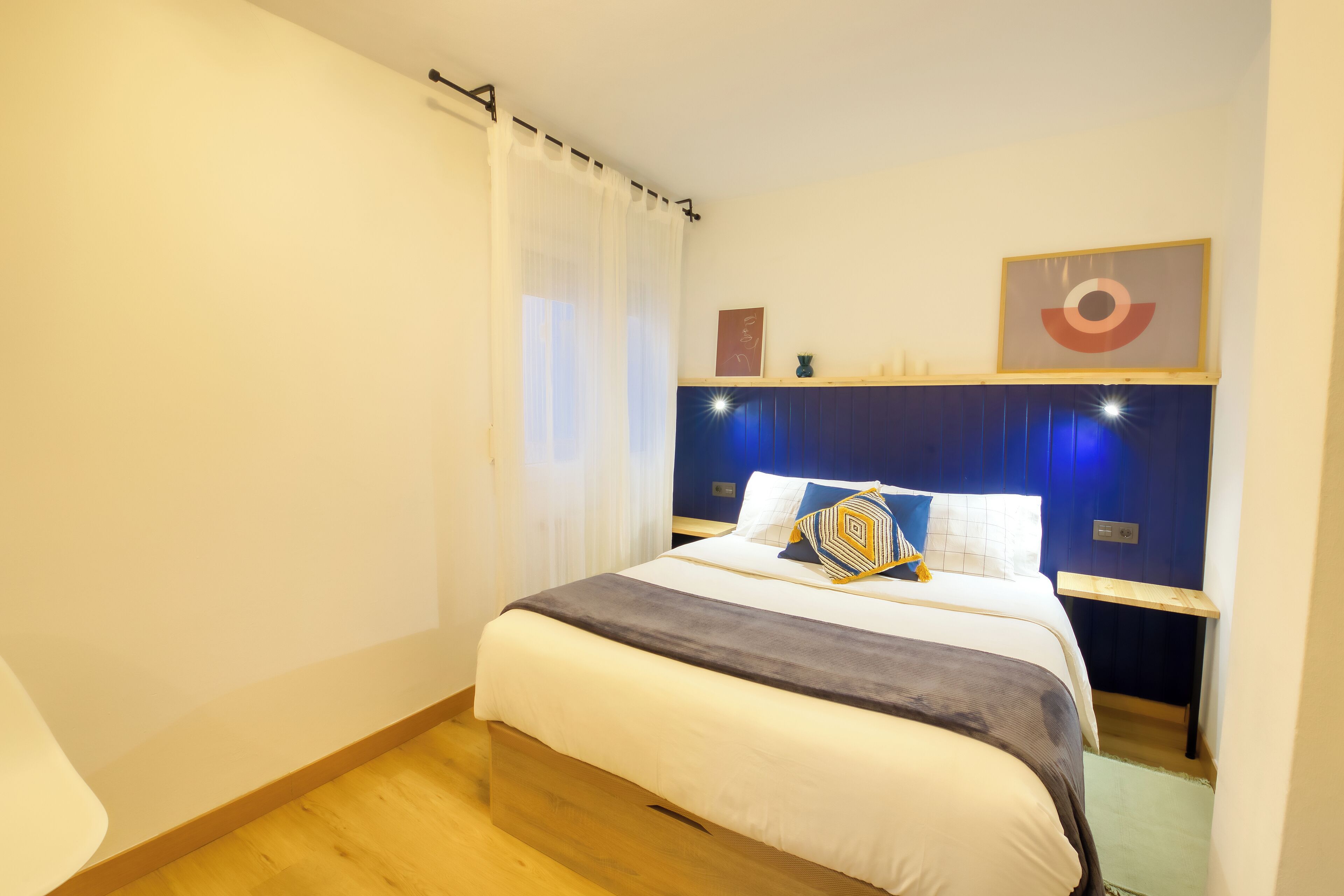 Deluxe appartement, 1 slaapkamer | 1 slaapkamer, lakens van Egyptisch katoen, luxe beddengoed, donsdekens