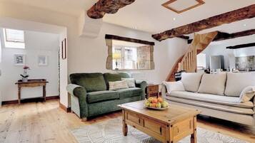 TV connectée, cheminée