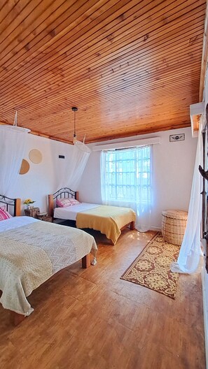 Tabla de planchar con plancha, wifi gratis y ropa de cama 