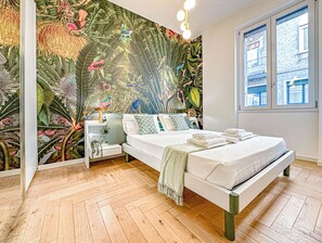 2 多间卧室、熨斗/熨衣板、免费 WiFi、床单