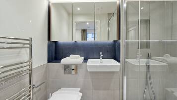 Free toiletries, hair dryer, towels, soap