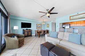 Condo, Multiple Beds (Ocean Breeze East 201) | Living area - Ocean Breeze East 201 (Pensacola)