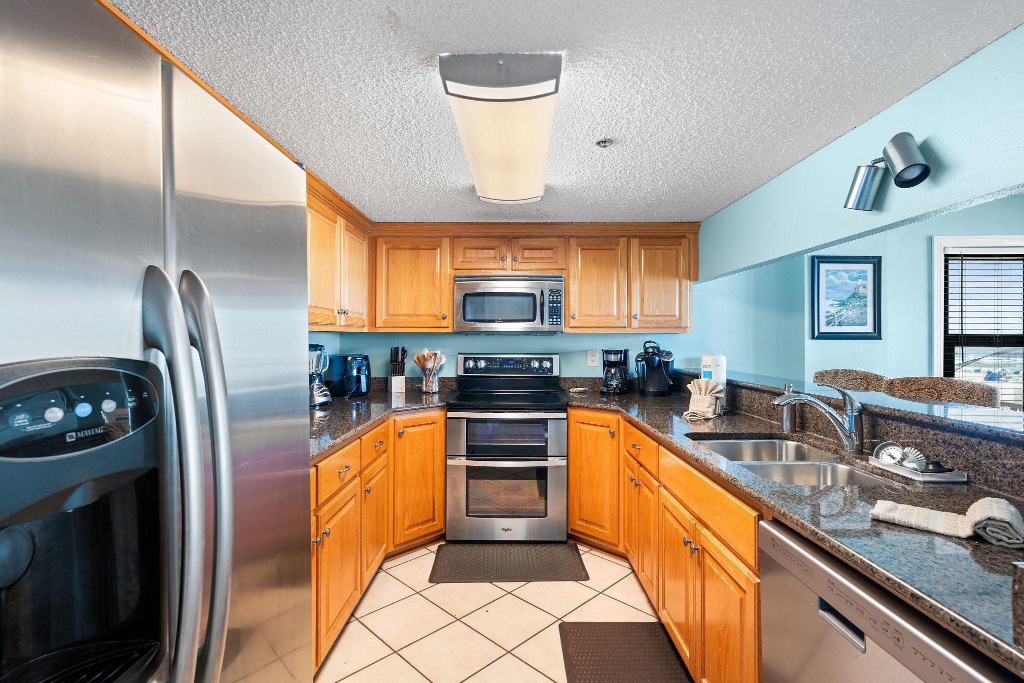 Condo, Multiple Beds (Ocean Breeze East 201) | Private kitchen | Oven, toaster
