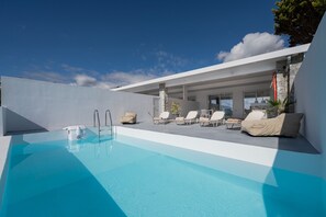 Pool - Mythos villa 9,pool,Walking distance to beach (Damnoni)