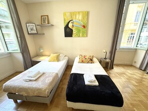 2 Schlafzimmer, Bügeleisen/Bügelbrett, kostenloses WLAN, Bettwäsche