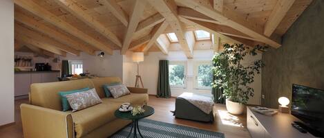 Studio Deluxe, vue montagne