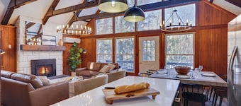 Escape to this secluded rustic luxury cabin nestled in the heart of the woods.