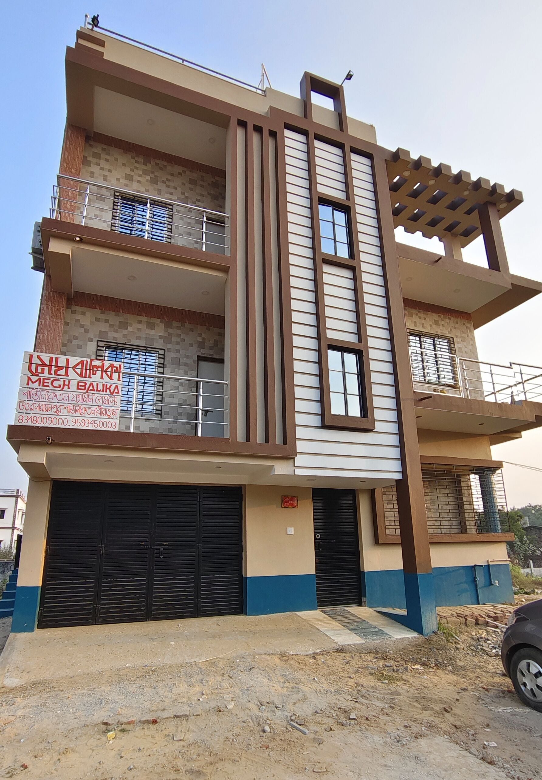 Majoituspaikan julkisivu