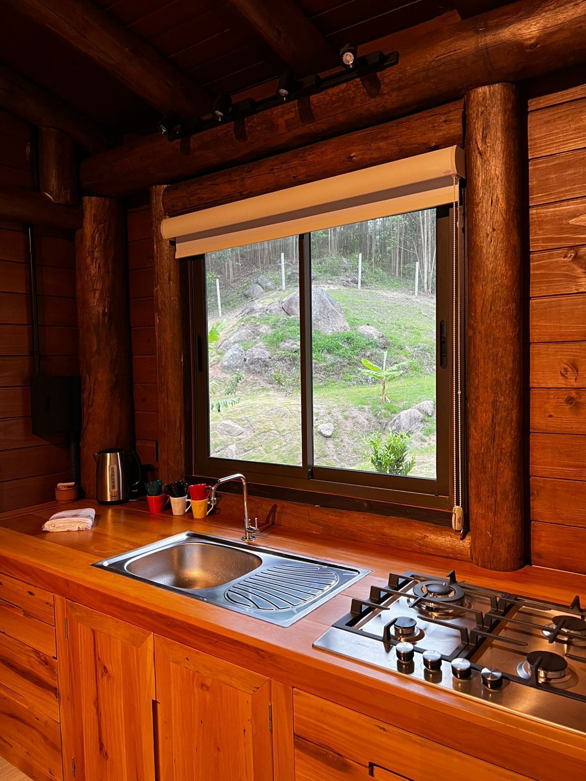 Estúdio luxo, vista para a montanha | Cozinha privada | Cadeirão de bebê