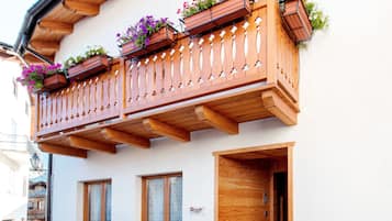 Fassade der Unterkunft