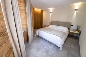 Leilighet – comfort, 1 queensize-seng, ikke-røyk, kjøkken (Petit Nid) | 1 soverom, blendingsgardiner, wi-fi (inkludert) og sengetøy