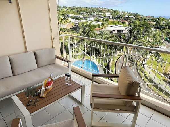 Property grounds - Suite Turoa - View, pool and wifi (Puna'auia)