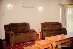 Una Smart TV, una chimenea, libros, un reproductor estéreo