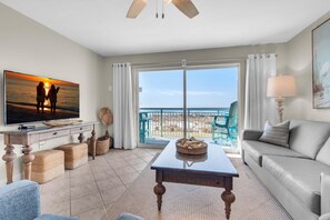 Condo, 1 King Bed with Sofa bed (Pelican Isle 117) | Living area | TV