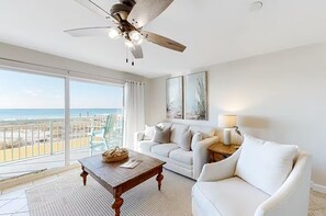 Condo, 1 King Bed with Sofa bed (Pelican Isle 117) | Living area | TV - Pelican Isle 117 (Fort Walton Beach)