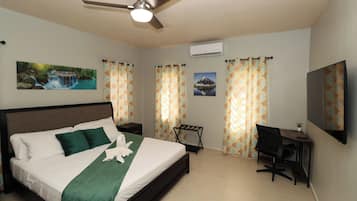 1 chambre, fer et planche Ă  repasser, Wi-Fi, draps fournis