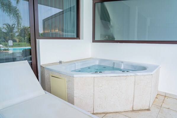 Bubbelpool inomhus