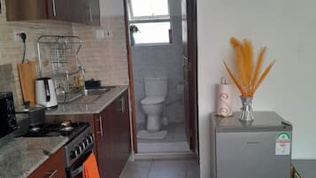 Deluxe-Apartment, Balkon, Stadtblick | Eigene Küche | Kühlschrank, Mikrowelle, Kochgeschirr/Geschirr/Besteck
