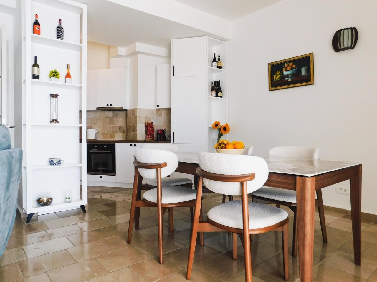 Comfort Villa, Patio, Sea View | Dining room