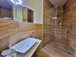 Comfort Villa, Patio, Sea View | Bathroom - Connected Villas with Sea View (Petrovac)