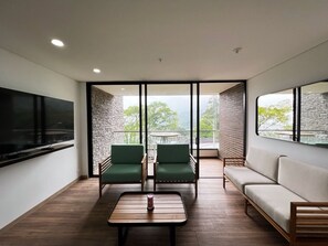 Living area - Exclusive Apartment with Panoramic View (Envigado)