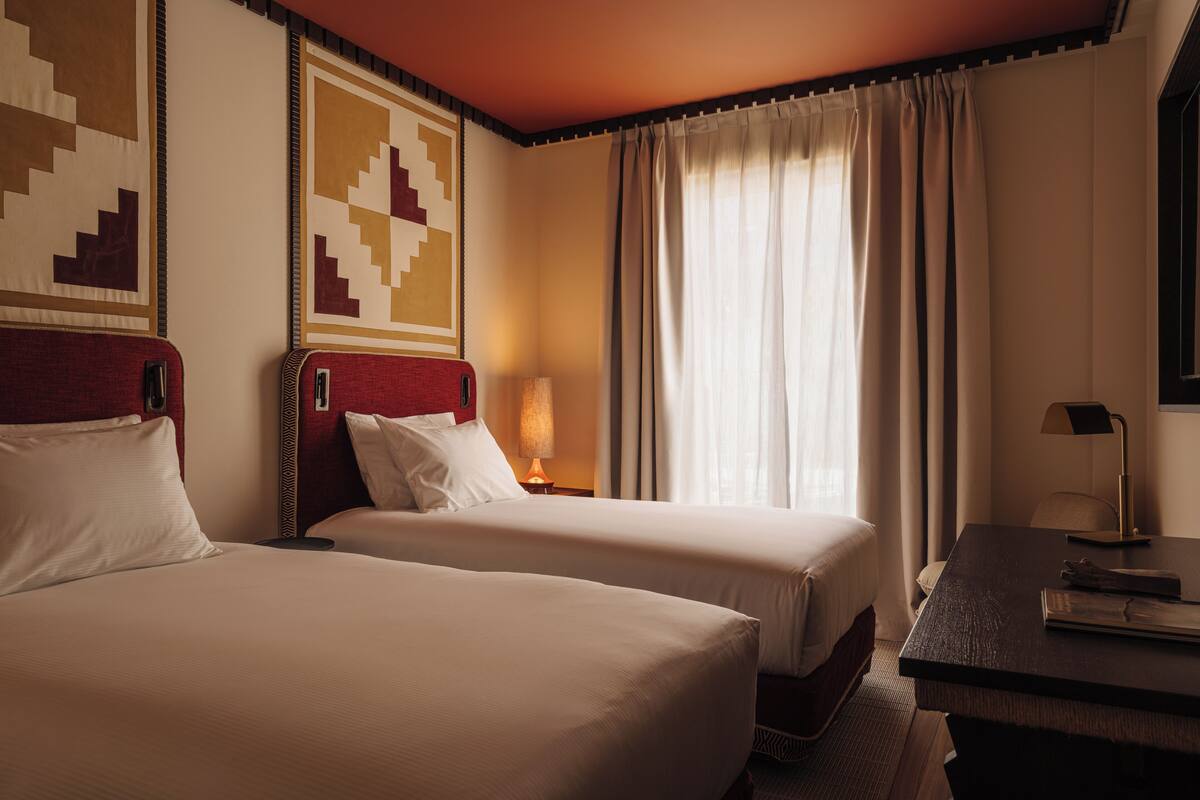 Down duvets, minibar, in-room safe, soundproofing