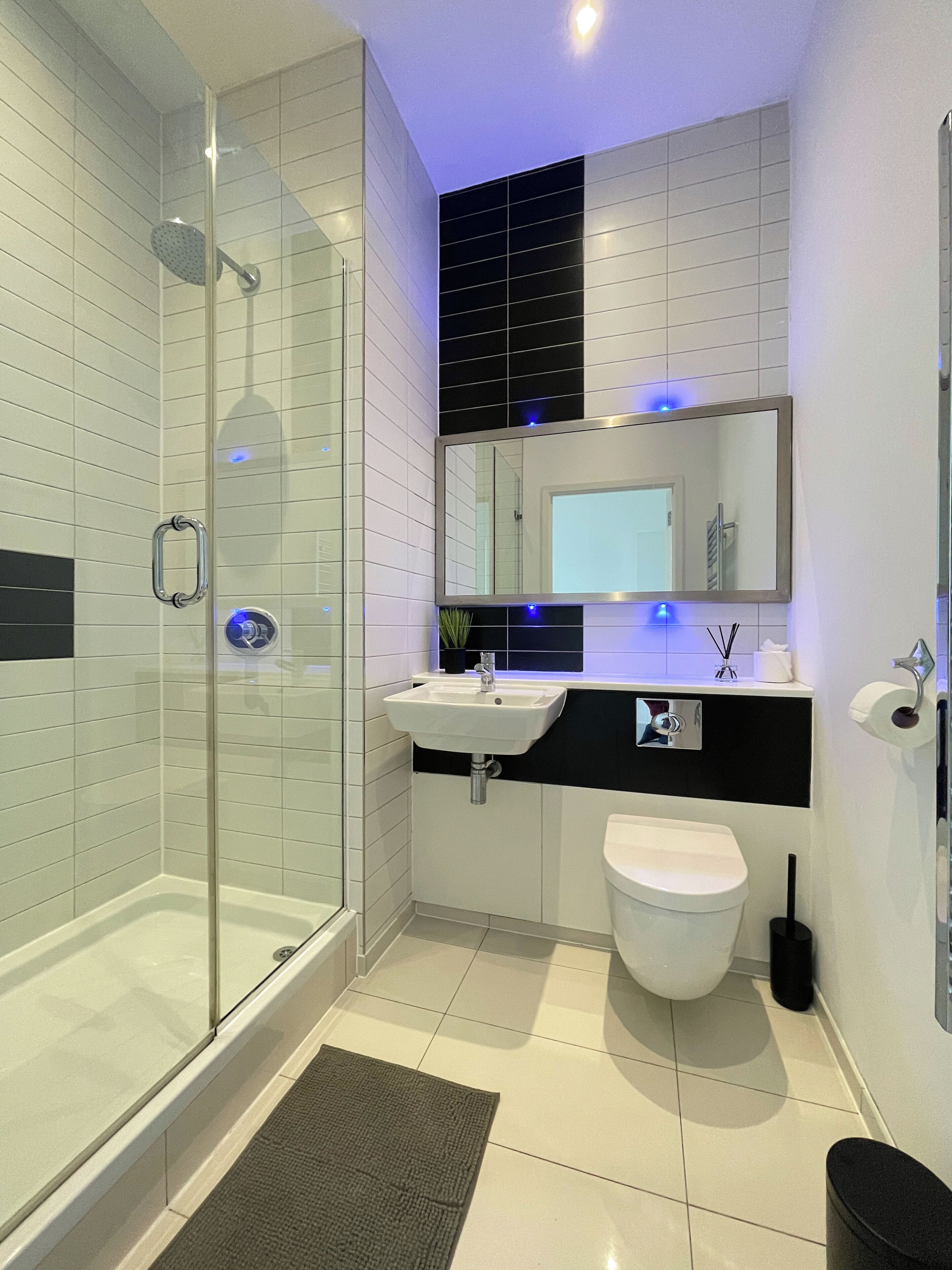 Luxury Apartment, City View | Bathroom | Free toiletries, hair dryer, towels, soap