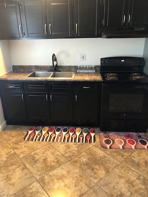 Microwave, oven, stovetop