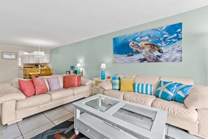 Smart TV, offices - Oceanfront Resort-Style Complex I Ground-Floor 2bd (Cocoa Beach)