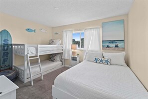 2 bedrooms, iron/ironing board, travel crib, free WiFi