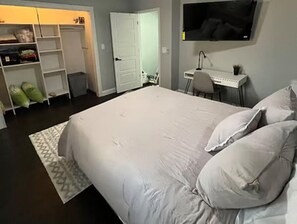 2 chambres, fer et planche Ă repasser, Wi-Fi, draps fournis