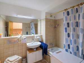 Hair dryer, towels
