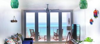 Beachfront Apartment in Beautiful Luquillo Sandy Hills Condo