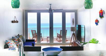 Beachfront Apartment in Beautiful Luquillo Sandy Hills Condo