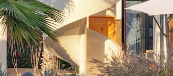 Ola de Luna, Charming bungalow in El Pescadero with AC, Pool and yoga deck.