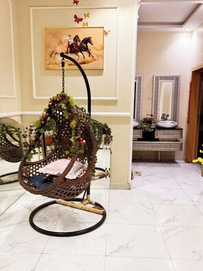 Lobby sitting area