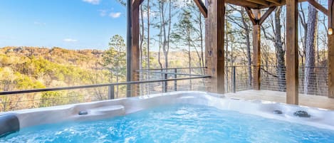 Bain à remous extérieur