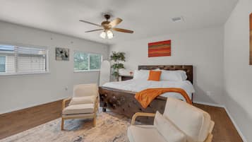 3 bedrooms, iron/ironing board, WiFi, bed sheets